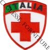 Scudetto Italia Cri Croce Rossa ricamato
